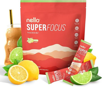 Nello Superfocus Drink Mix, 26-Ct, Variety Pack